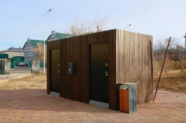    Благоустроенный туалет в сквере МЖК Фото: АиФ/ Семён Прокофьев