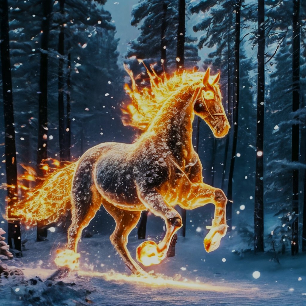 Из открытых источников интернета. Лошадь не красная, но Огненная! Красавица!