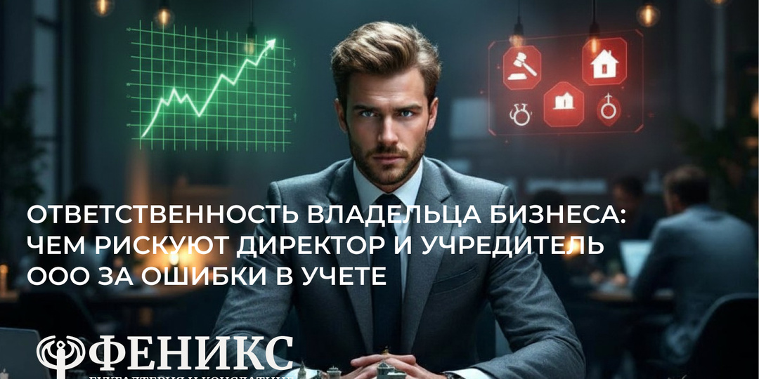 Ответственность владельца бизнеса: чем рискуют директор и учредитель ООО за ошибки в учете