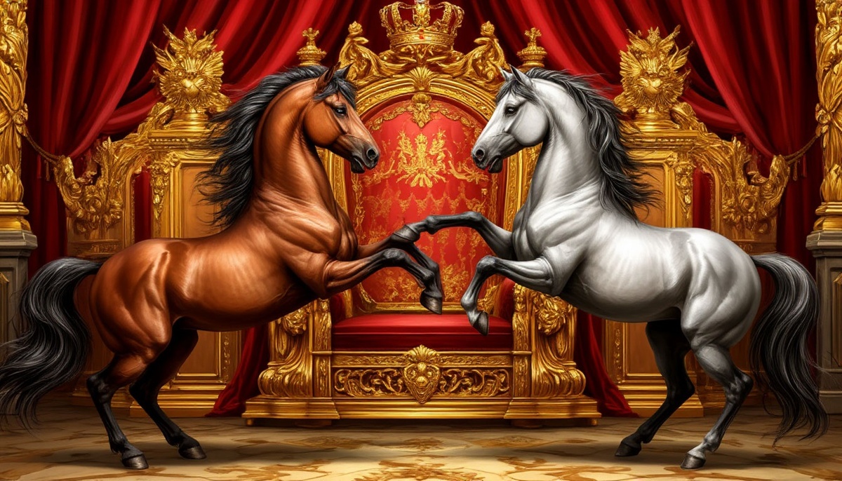 Лошадь - император китайского зодиака. У кого Лошадь в карте, словно родились на престоле, их мнение подобно указу императора. И если рядом такой же, начнётся бойня за власть.