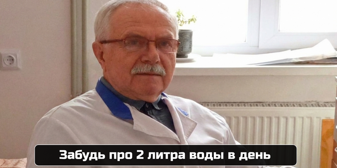 Терапевт в ярости: “Хватит пить воду литрами!” Почему совет про 2 литра вреден мужчинам 50+