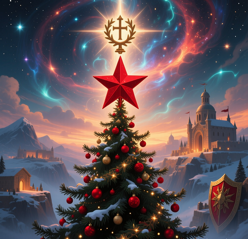 Кажется, на макушке ёлки - просто украшение. Но на самом деле там стоит вся мировая история: от мистической звезды Давида, через Вифлеемскую звезду Рождества, до советской Красной звезды.
Форма переживает идеологии, цвета меняются, а смысл остаётся: свет, который указывает путь сквозь века.
