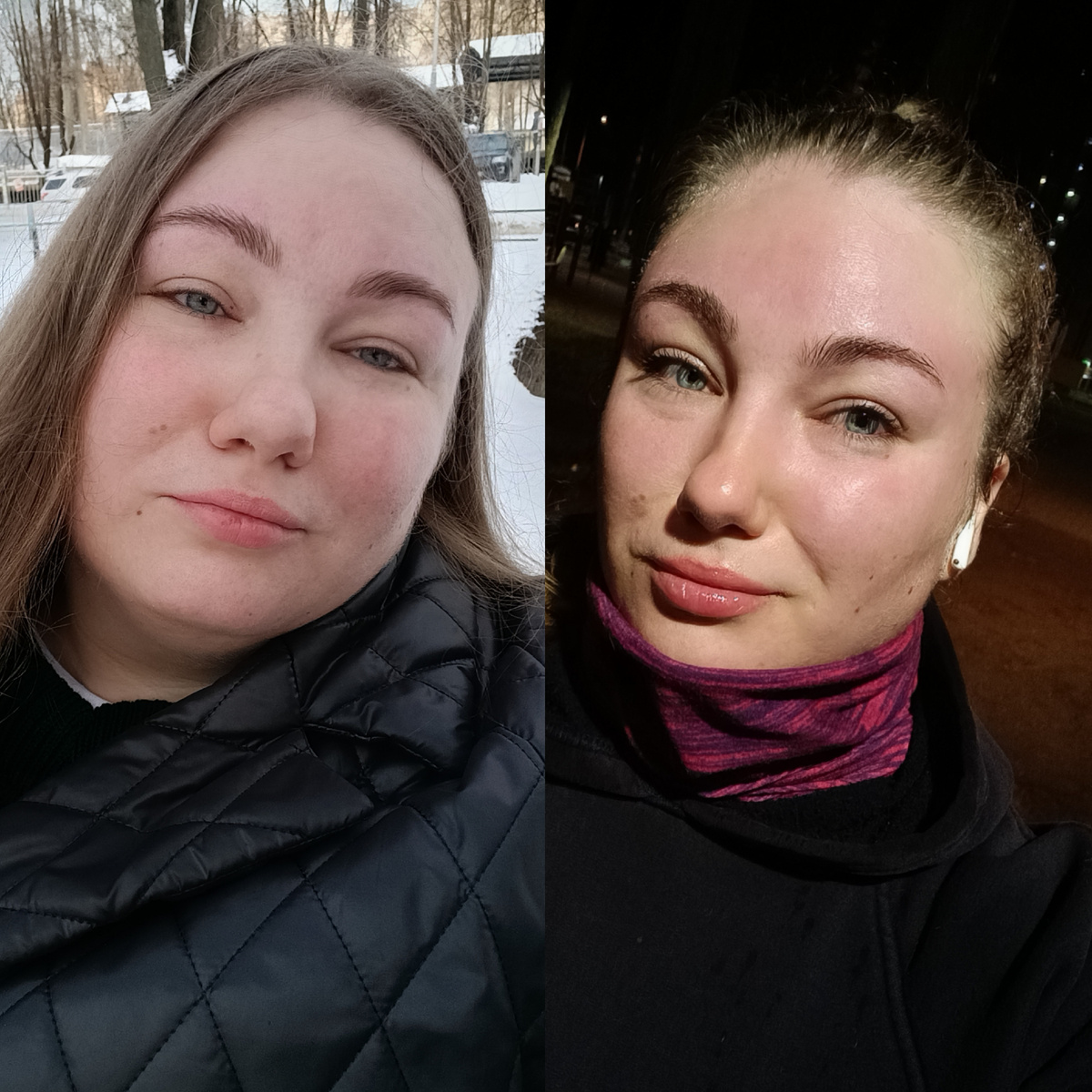 Минус 40 кг на лице