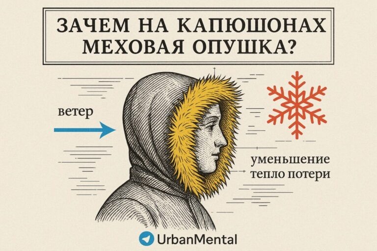    Зачем на капюшонах меховая опушка — это не декор, а обман арктического ветра Урбан Ментал | Популярная Эрудиция