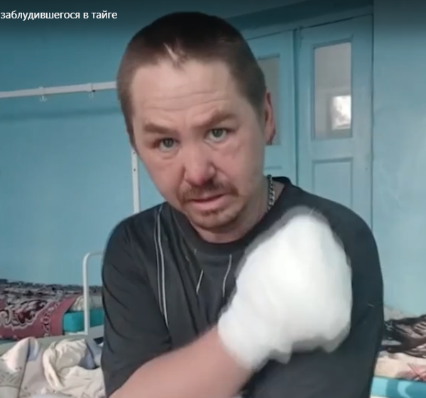               Вахтовик Юрий рассказывает про своё чудесное спасение / Скриншот кадра видео пресс-службы МВД России