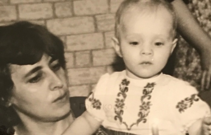 Наталья Варвина в детстве.