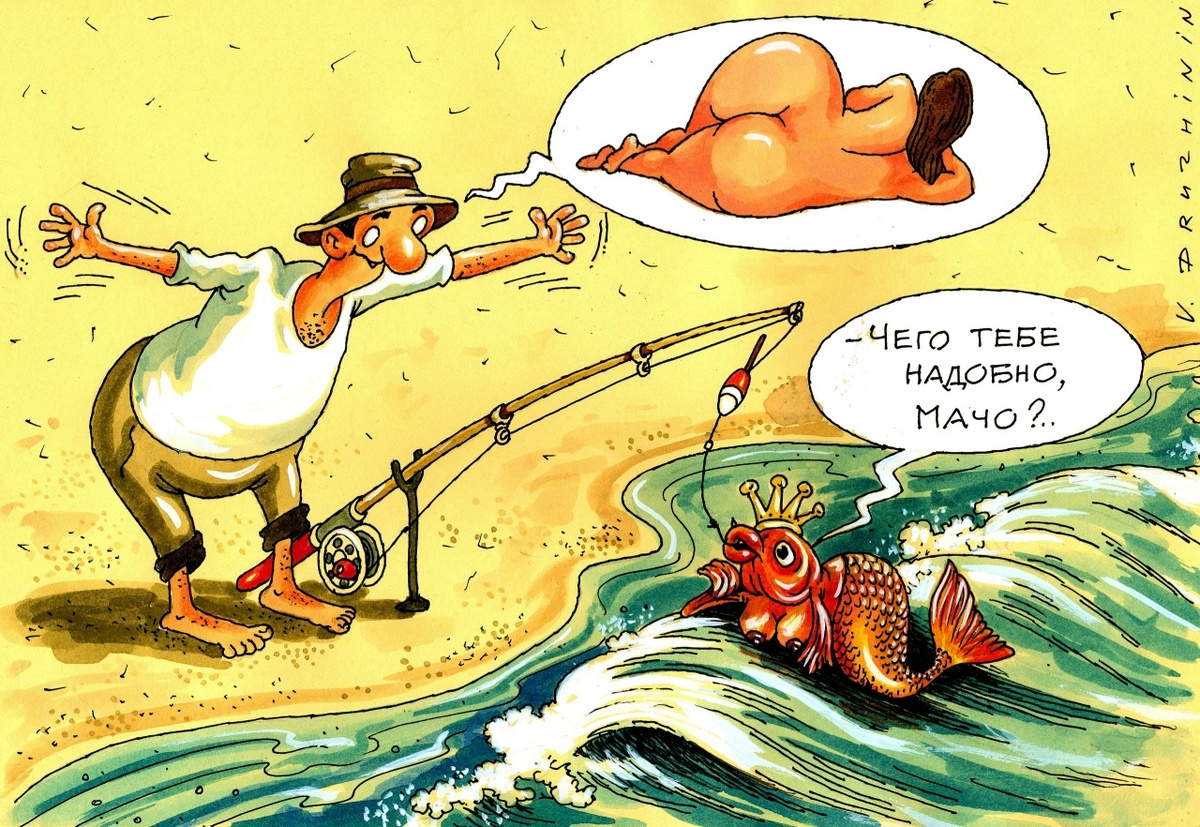 КАРИКАТУРА ОТ ХУДОЖНИКА-КАРИКАТУРИСТА ВАЛЕНТИНА ДРУЖИНИНА / 8 НОЯБРЯ - День Исполнения ЖЕЛАНИЙ