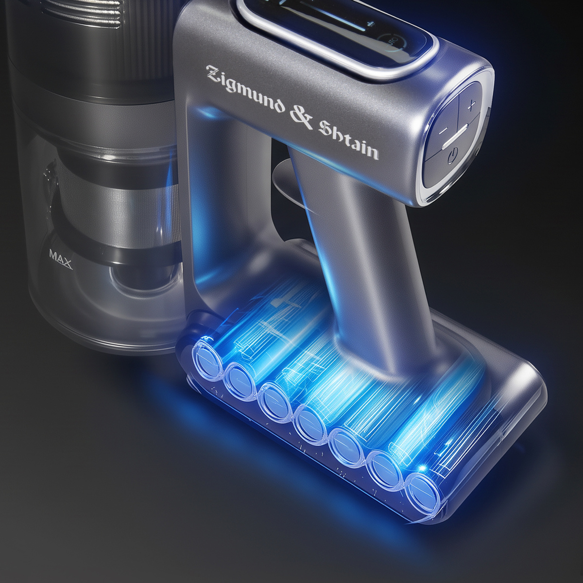 Аккумулятор емкостью 2500 мАч держит зарядку до 40 минут бесперерывной работы.