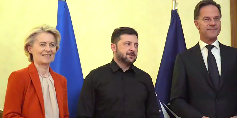 Источник: скрин с видео в Telegram-канале В. Зеленского