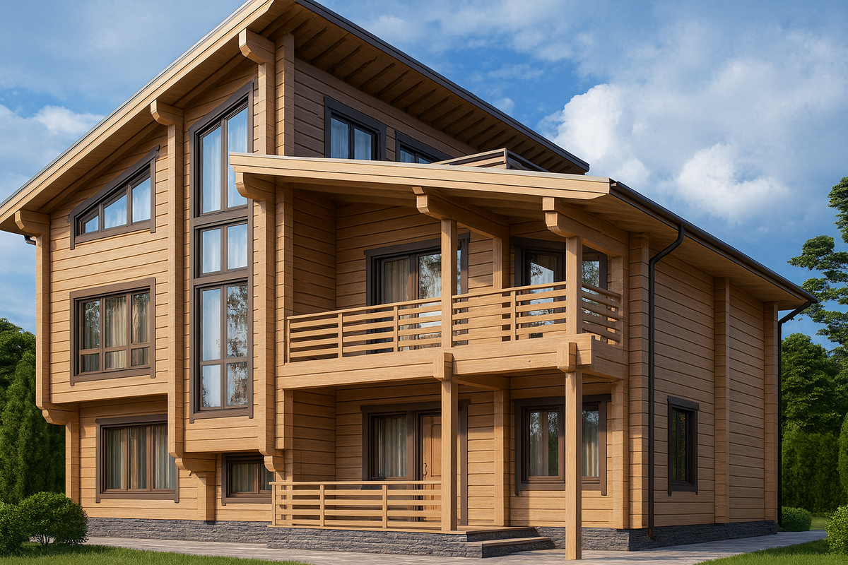 коммуникации в доме из бруса