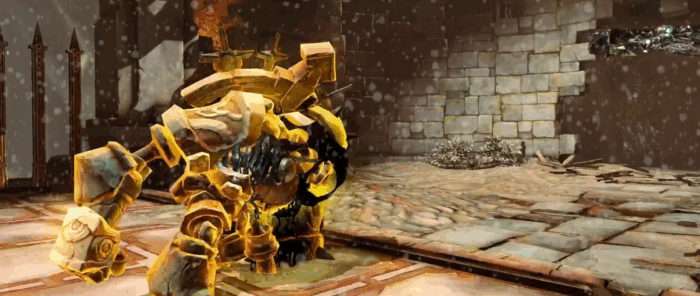 Gif картинка "Эфектная концовка сражения"