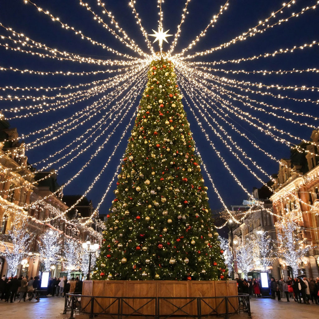 Символ праздника новогодняя елка 