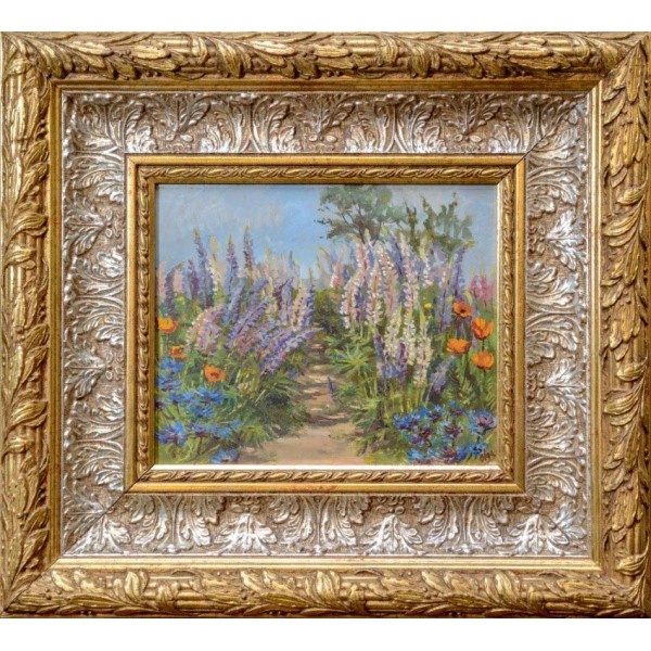 Главными героями творчества Ольги часто становились цветы, как на этой картине.