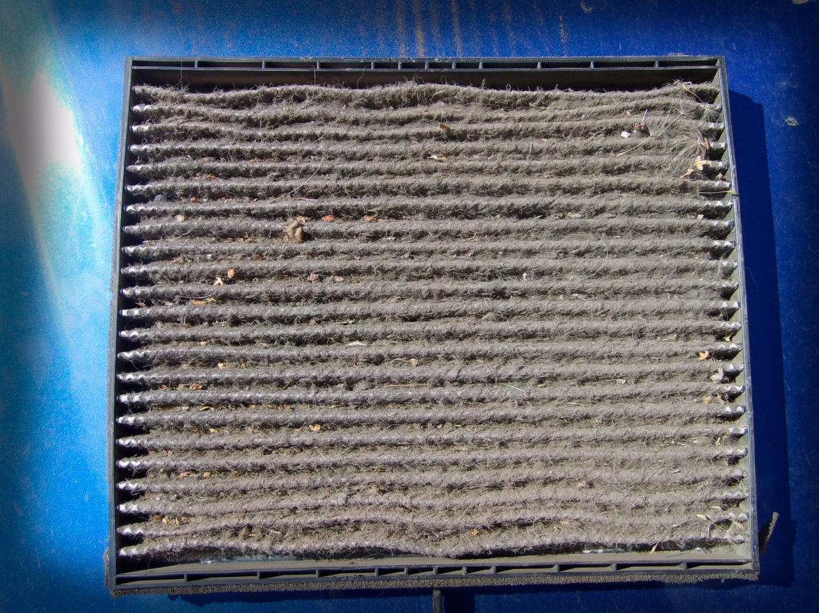 Загрязненный фильтр 