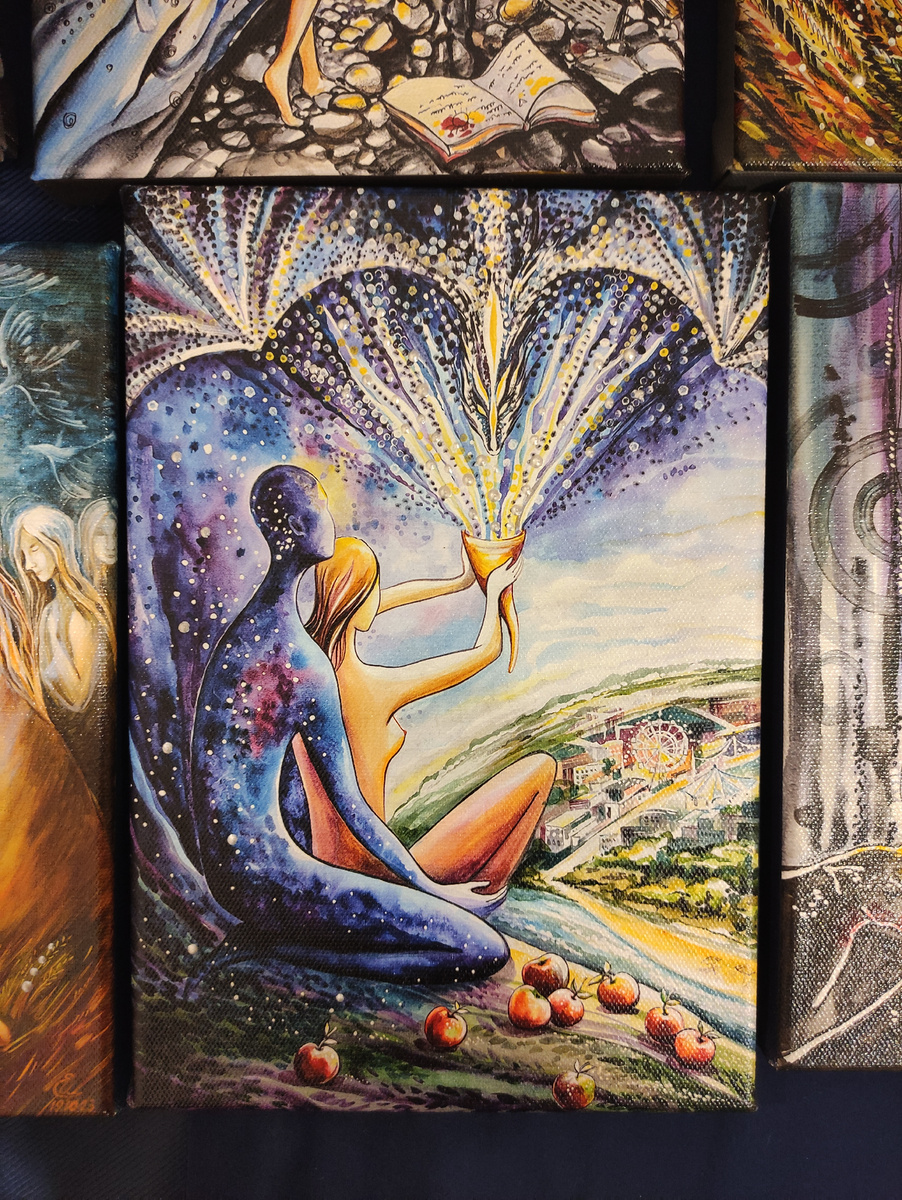 Картина Елены Фаткуллиной-Шелкович emilena_art в холле