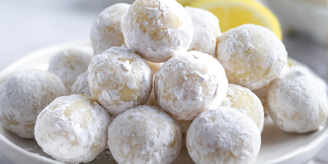 Лимонные трюфели без сахара - всего 4 ингредиента!