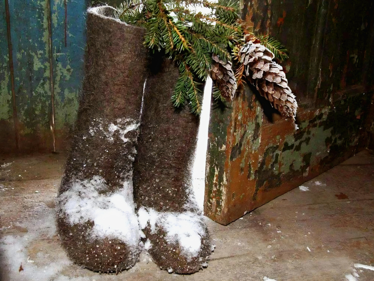 Валенки. Настоящая зимняя обувь!