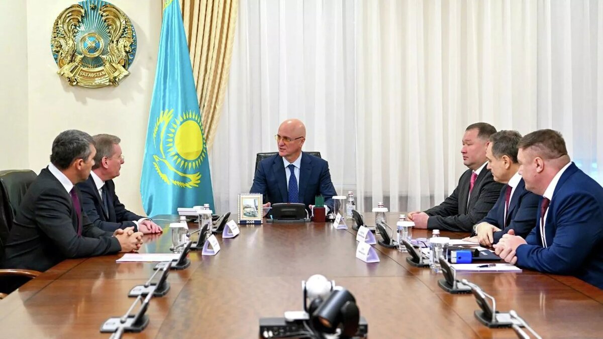 Церемония подписания соглашения о сотрудничестве между АО "Усть-Каменогорский арматурный завод" и АО "Каспийский Трубопроводный Консорциум–К" в Астане
© Photo : Пресс-служба правительства Казахстана