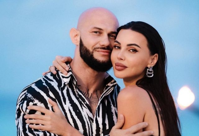    Оксана Самойлова с Джиганом. Фото: социальные сети