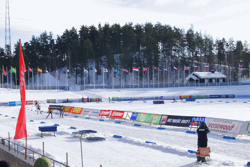 Финиш моего старшего. Он третий в своей группе.