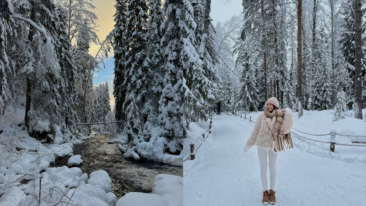 хрустящий под ногами снег + солнце = сказка!