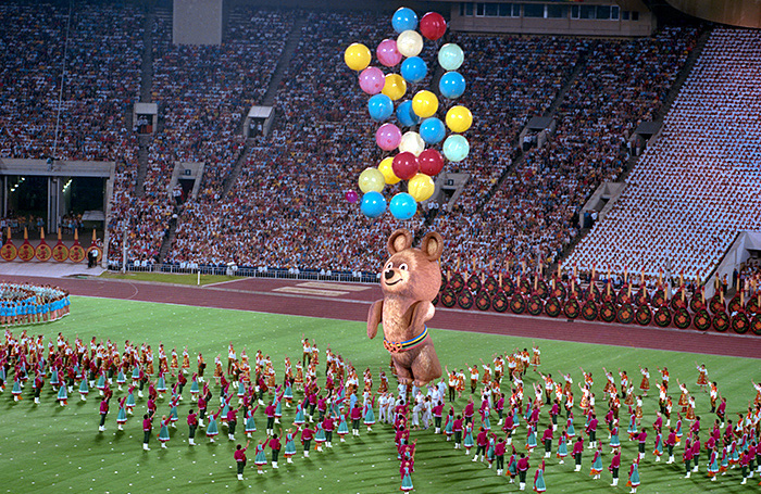    Закрытие XXII Олимпийских игр в Москве. 1980 год.Борис Клипиницер/ТАСС