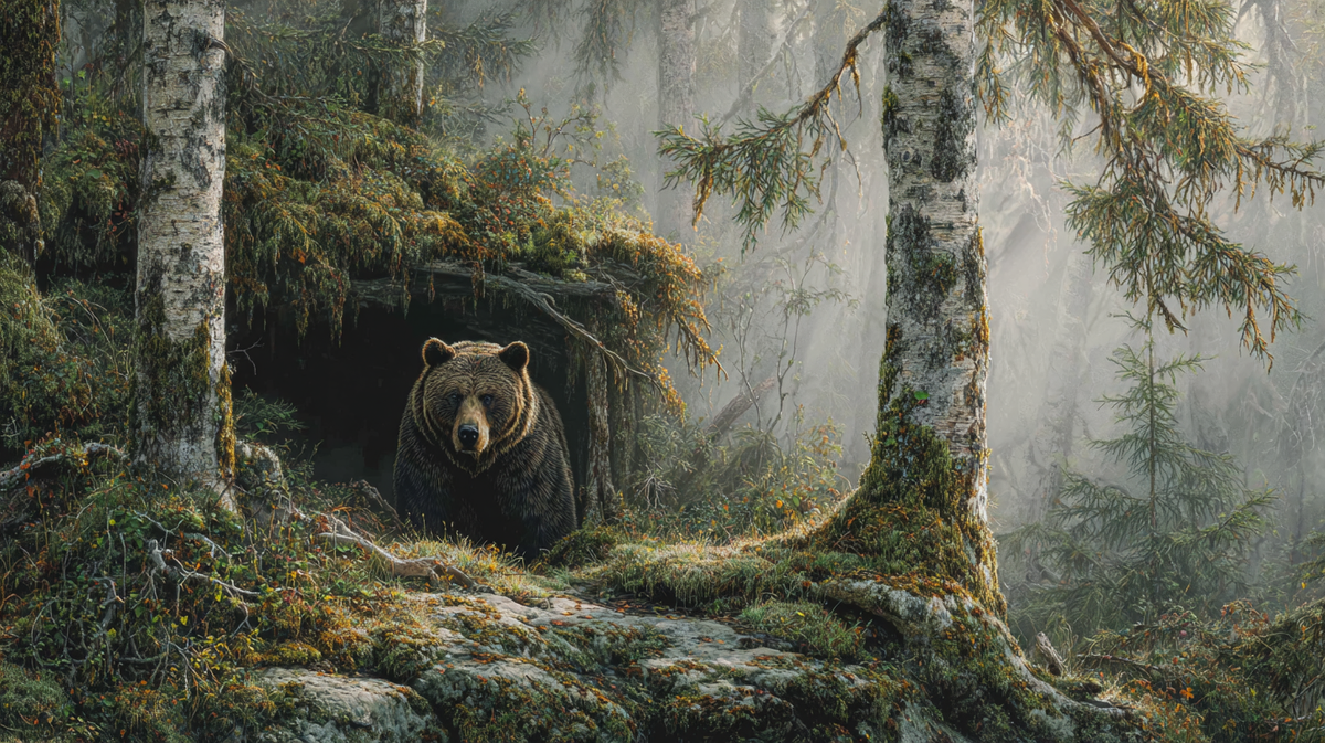 Когда наступает рассвет, под корнями древних деревьев пробуждается тот, кто хранит силу всего рода. Медведь-Кум выходит из берлоги — начинается новая история…