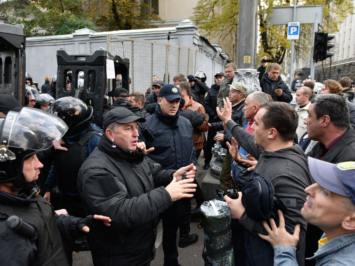    Акция протеста у здания Верховной рады Украины в Киеве | © РИА Новости / Стрингер