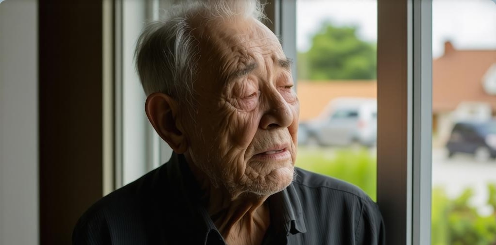 Он умер, смотря в окно...