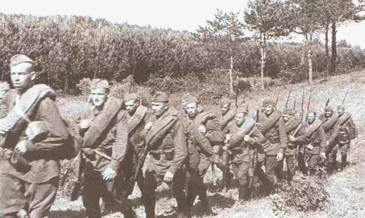 Советская пехота, 1941 год (фото из открытых источников).