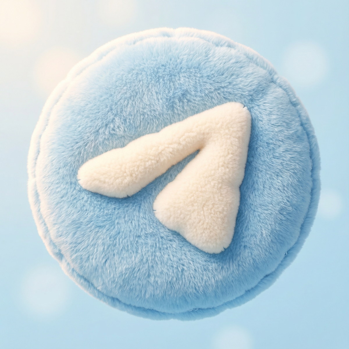 Логотип - плюшевая подушка