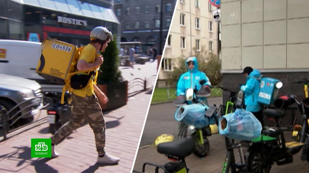    Мигрантам запретили работать курьерами в Петербурге