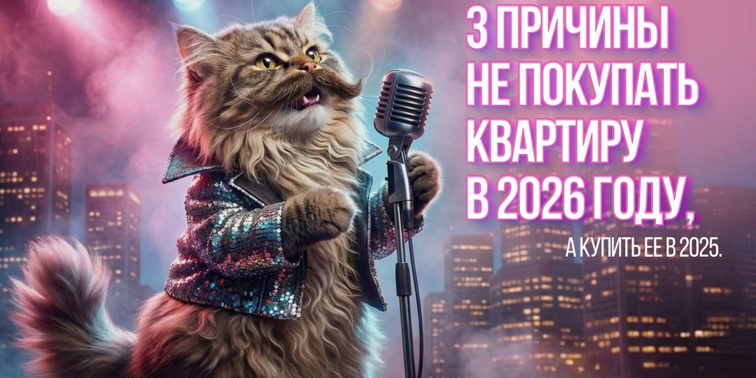 ТРИ ПРИЧИНЫ НЕ ПОКУПАТЬ КВАРТИРУ В 2026 ГОДУ, а купить ее в 2025