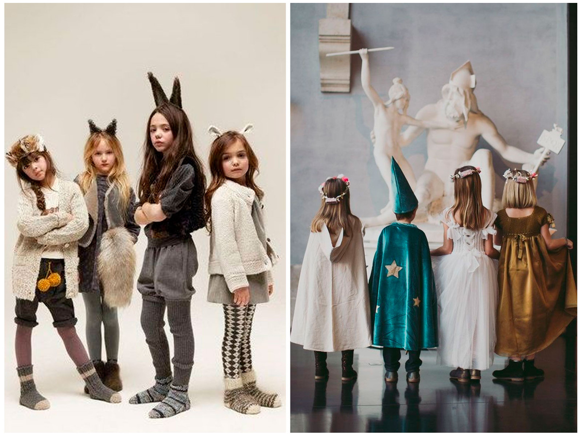 Детские тематические костюмы, ушки, мантии, колпаки. Фото из сети Интернет.