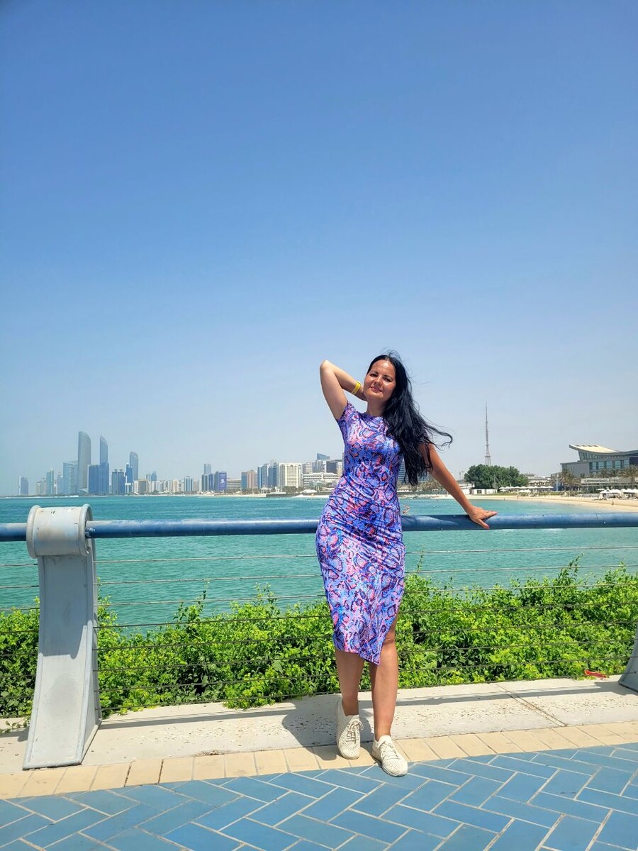 На набережной Абу-Даби в ту самую экскурсию