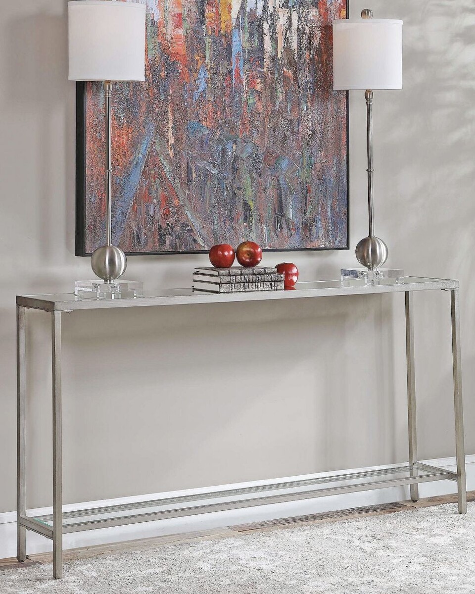 Серебряная консоль "Уитман"