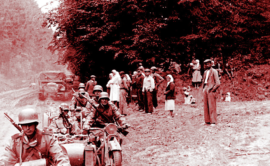 Фашистские оккупанты в Курской области. Июль. 1943 г.