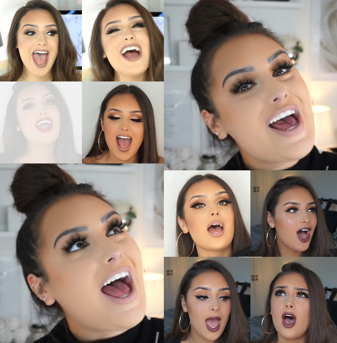 Amy-Rose Walker Tongue Mouth Open 