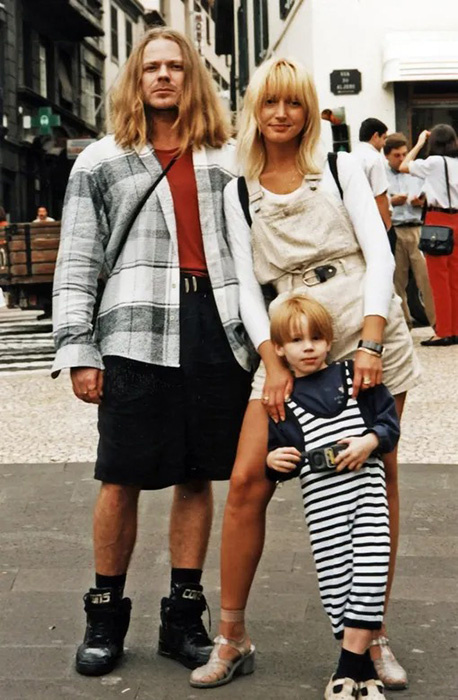 Владимир Пресняков и Кристина Орбакайте с маленьким Никитой.