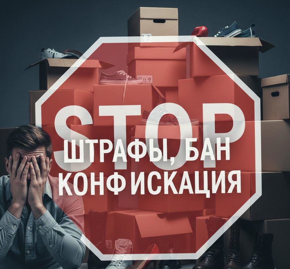 Скупой платит дважды. А скупой селлер без документов (декларация ТР ТС 017 на обувь) — платит своим бизнесом.