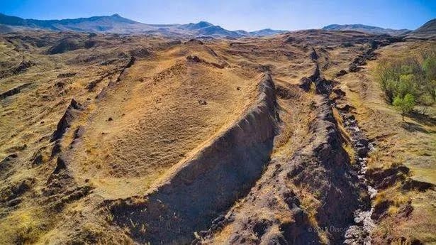 Формация Дурупинар, крупная геологическая формация в форме лодки в Турции