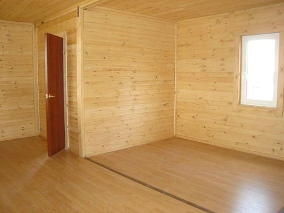 Внутри модульного дома