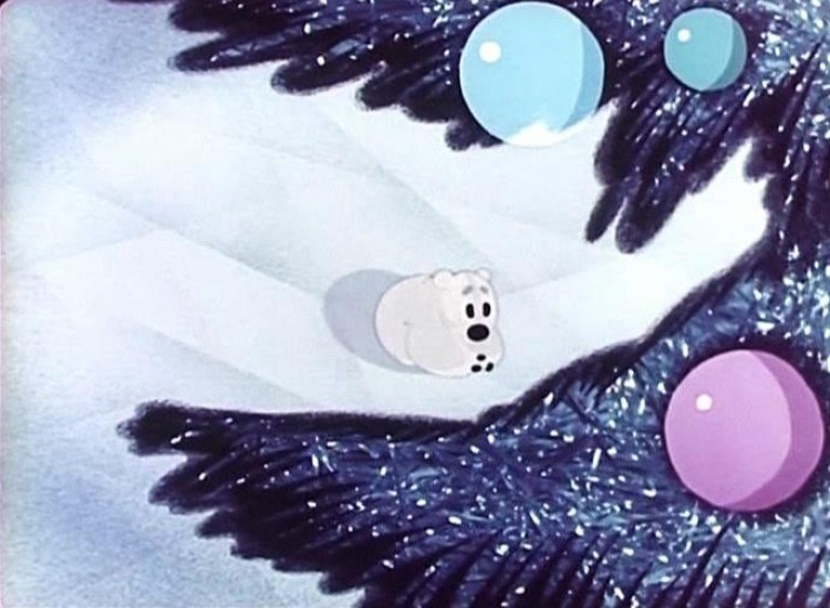 Кадр из доброго советского мультфильма "Умка"