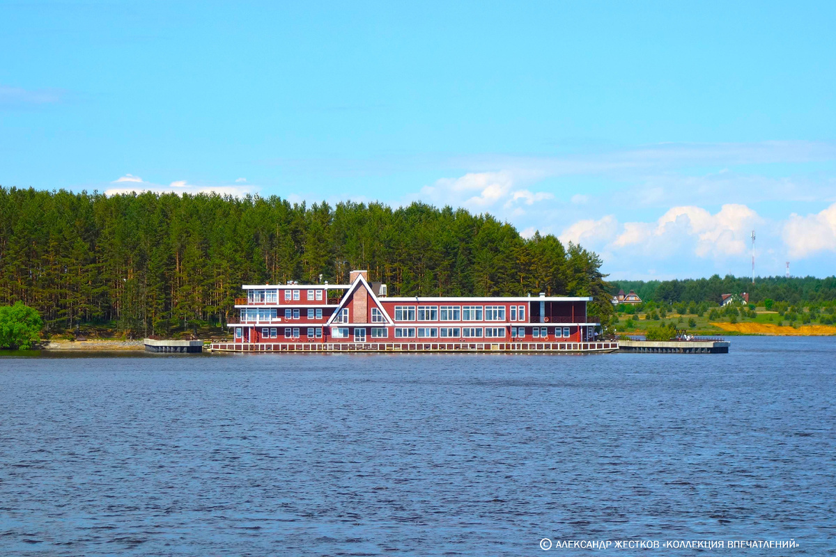 Коприно. Сосновый бор и раздолье на Волге. Фото автора из книги "Круиз Москва - Петербург. Коллекция впечатлений"