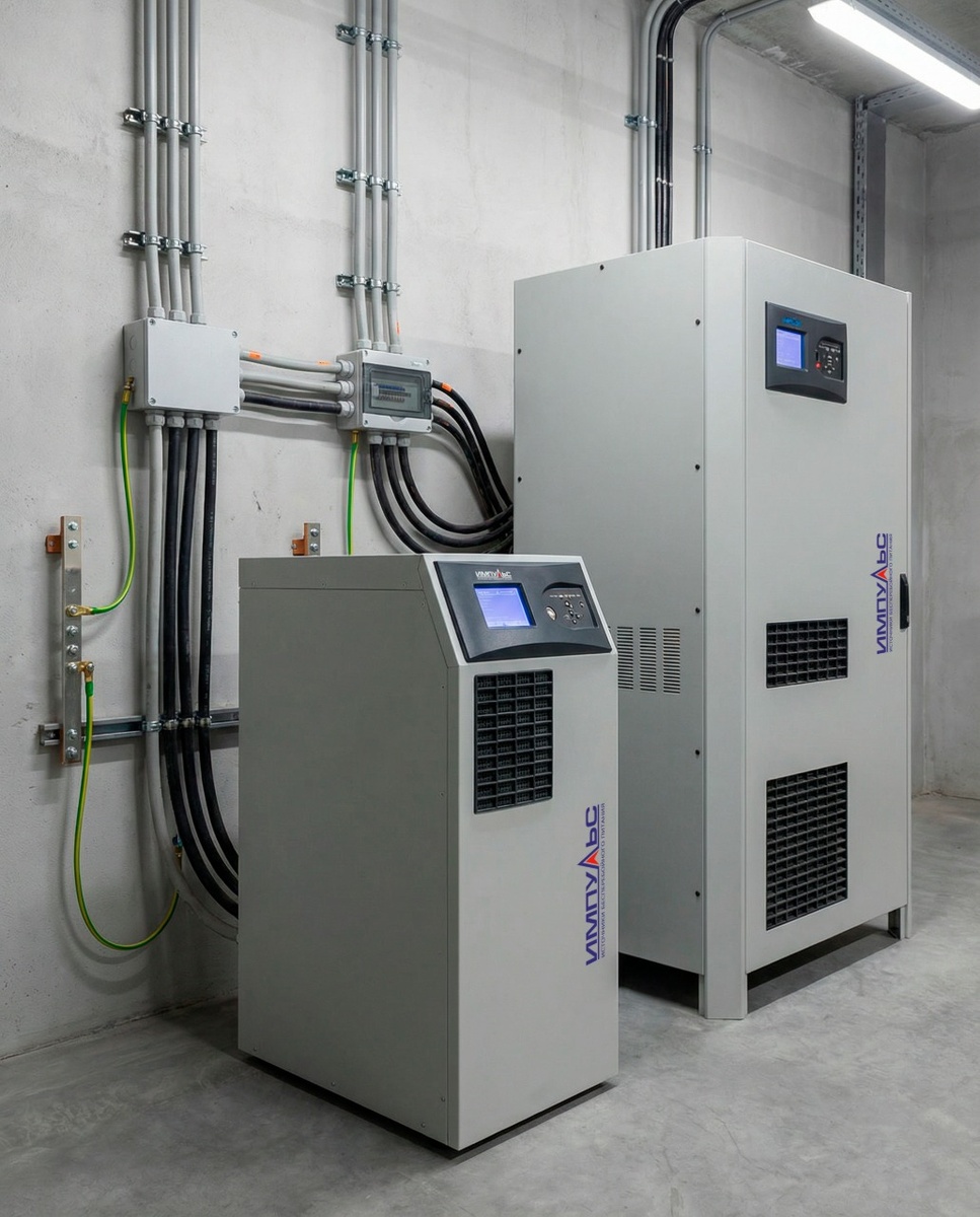 Рис. 1. ИБП «Импульс» Боксер 120 мощностью 120 кВА