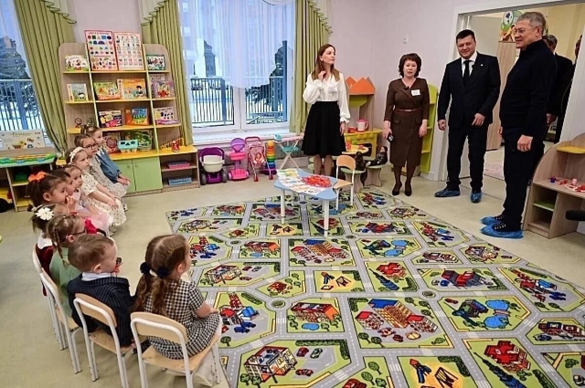    В Уфе открыли новый детский сад в микрорайоне Цветы Башкирии