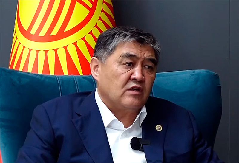 Камчыбек Ташиев. Кадр из видео телеканала "Регион"