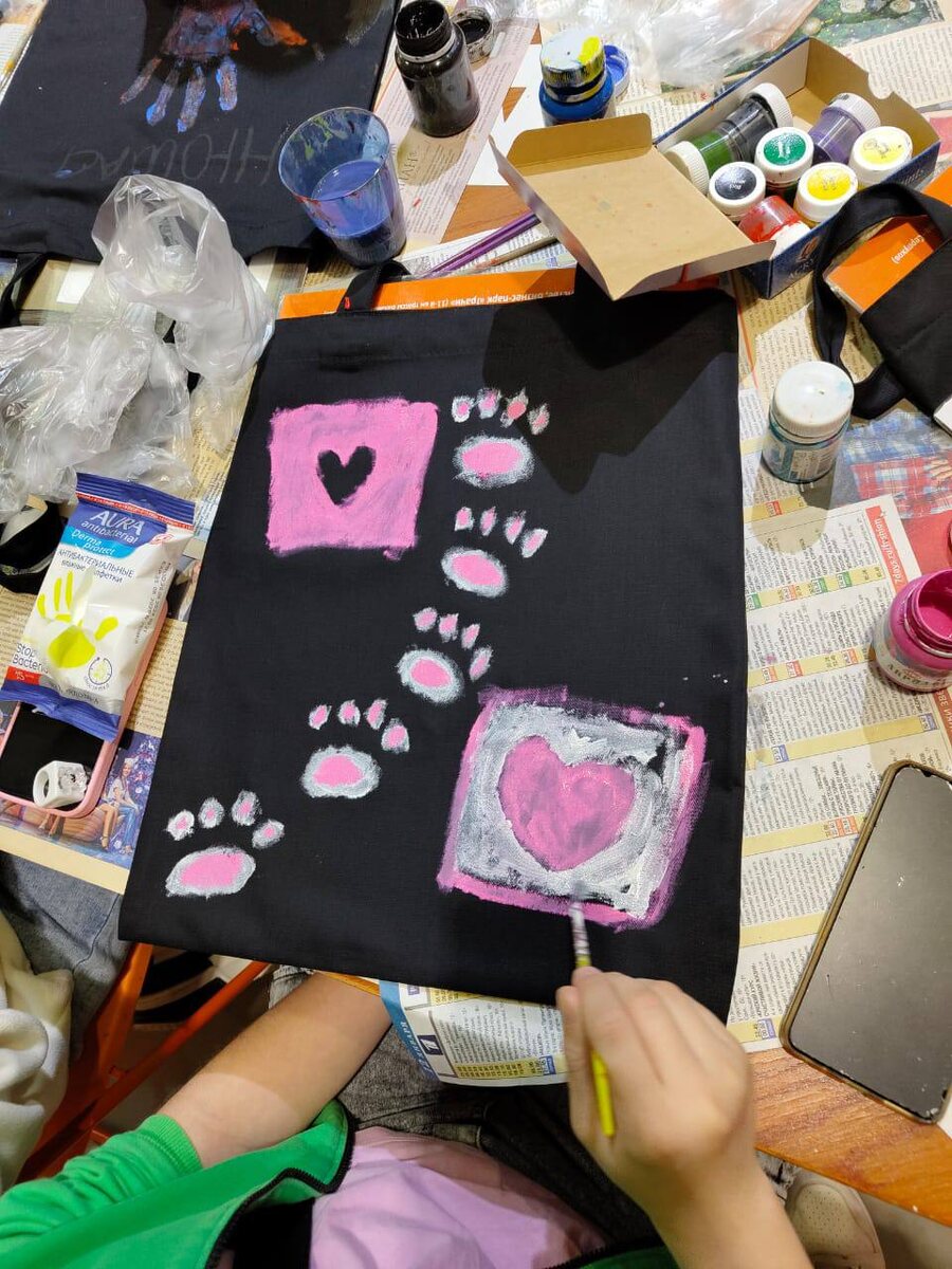 Мастер-класс "Роспись шоппера" в МУзее МУсора