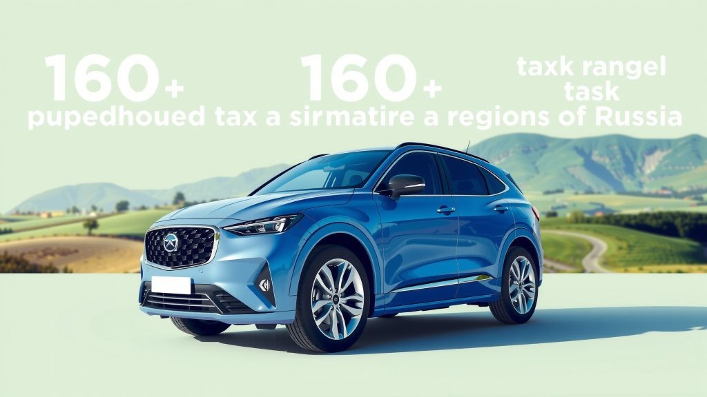    Каков полный список 160 лошадиных сил налог по регионам России