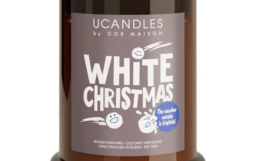    Ароматическая свеча UCANDLES White Christmas (2700 руб.)сайт интернет-магазина